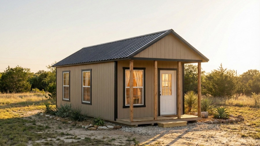 Graford 12x28 cabin shell